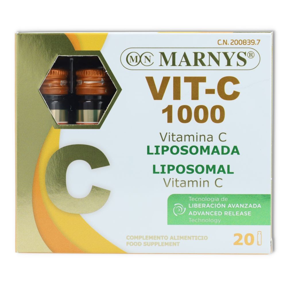 Vitamina C 1000 20 viales x 10 ml Marnys