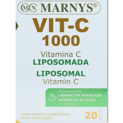 Vitamina C 1000 20 viales x 10 ml Marnys