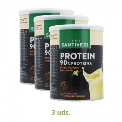 Santiveri Pack 3 Botes Protein Vainilla 200 gr 1 u