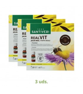 Santiveri Pack 3 Cajas Realvit 20 vial 1 uni