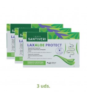 Santiveri Pack 3 Cajas Laxaloe Protect 60 cap 1 un