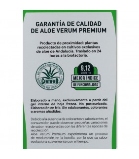 Aloe Verum Premium 1 litro Plameca