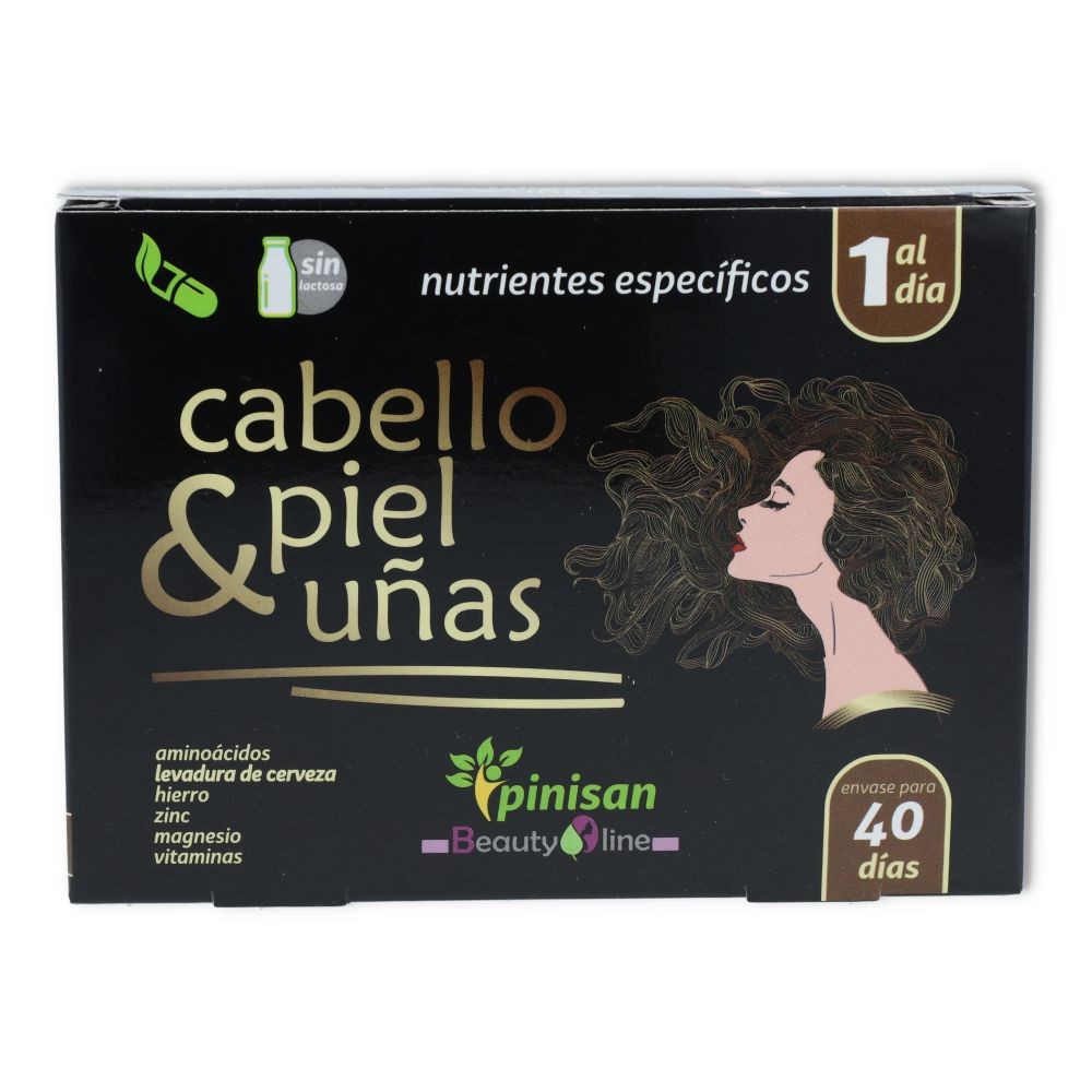 Cabello, piel y uñas 40 cápsulas Pinisan