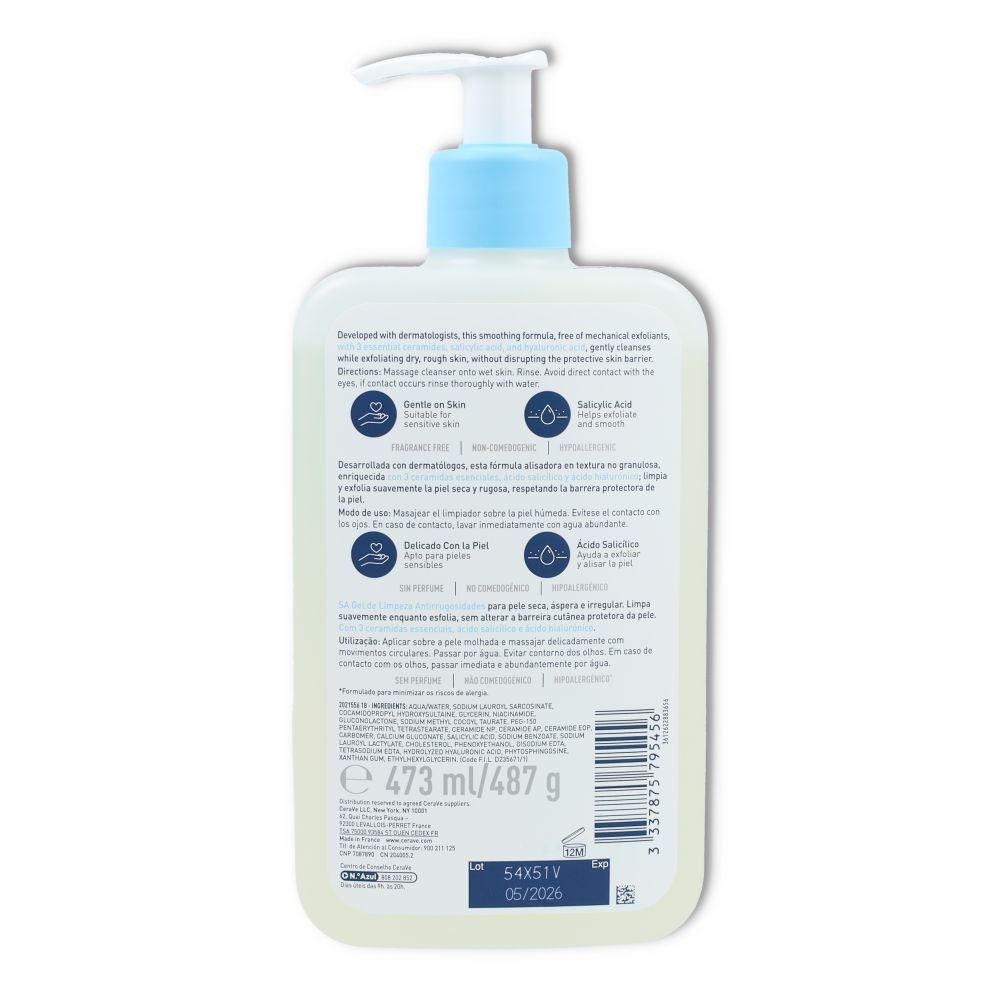 Cerave Limpiador Antirugosidades 473 ml