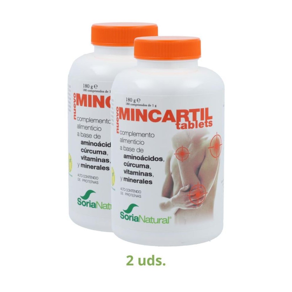 Soria Natural Pack 2 Botes Mincartil 180 comp