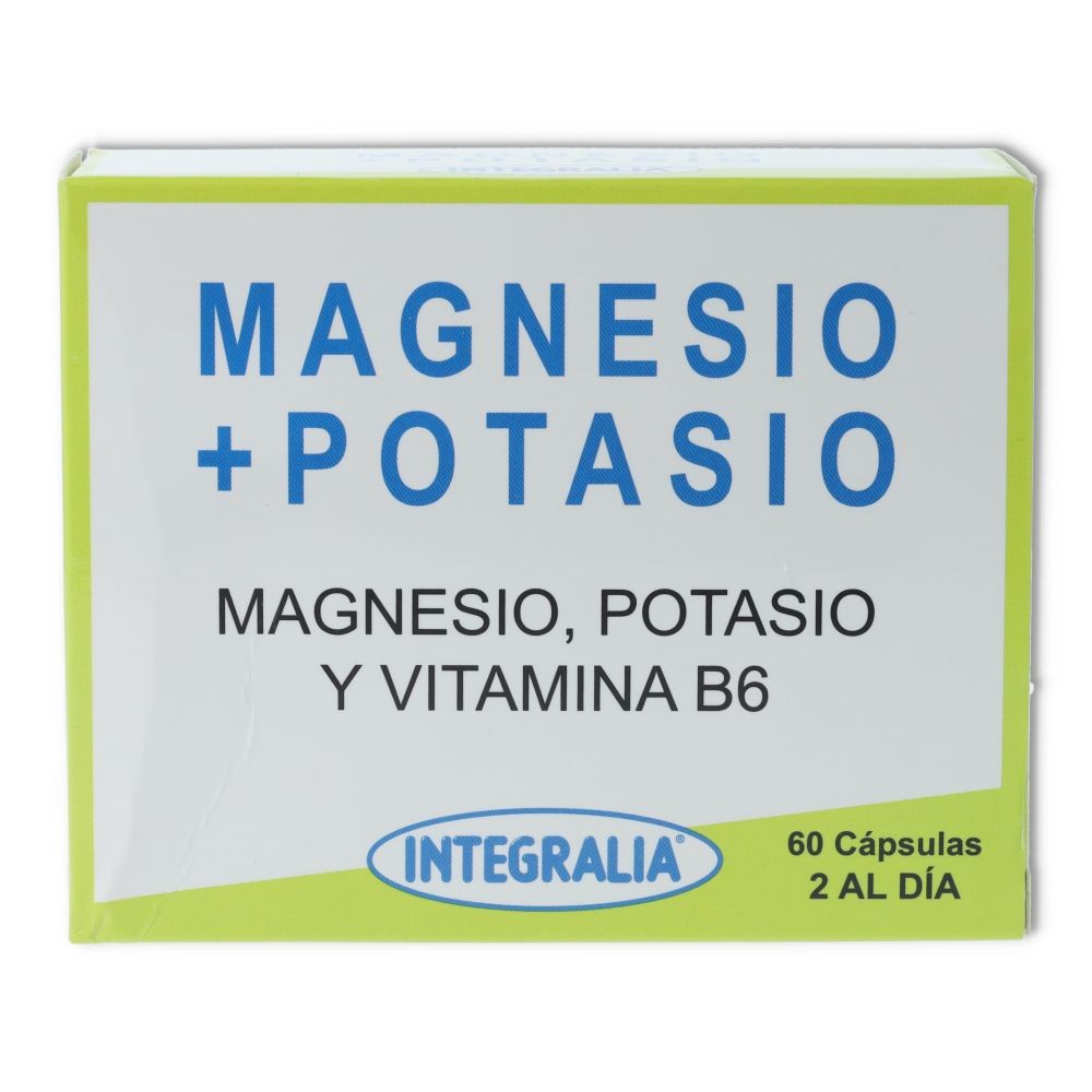 Integralia Magnesio + potasio 60 cápsulas_pharmamherbal