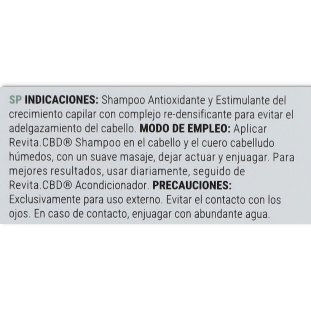 DS Laboratories Revita Champú con CBD 205 ml