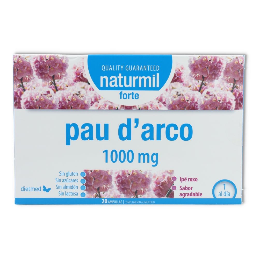 Naturmil Pau D'arco Forte 1000 mg 20 ampollas