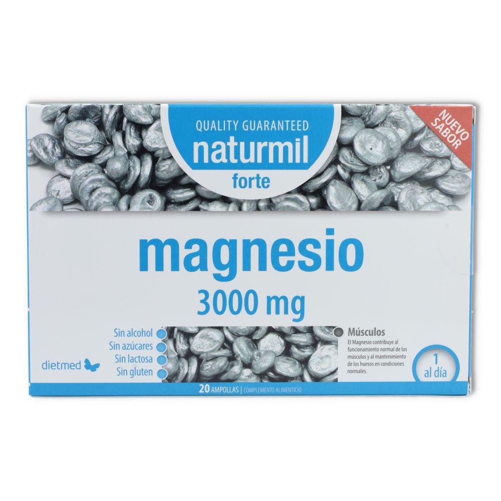 Dietmed Naturmil Magnesio Forte 3000 Mg 20 ampollas