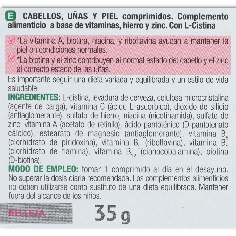 Santiveri Pack 3 Cajas Cabello Piel Uñas 48 comprimidos