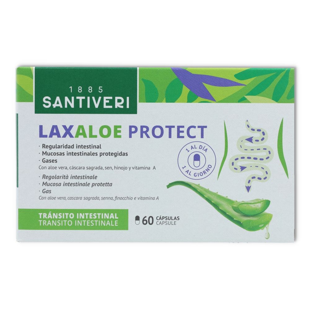 Santiveri Pack 3 Cajas Laxaloe Protect 60 cápsulas