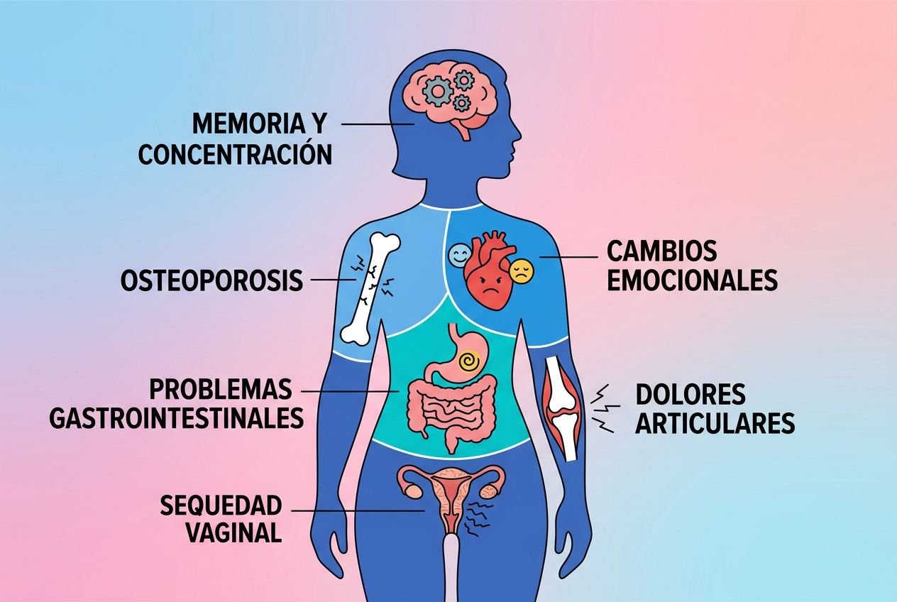 Mapa de síntomas de menopausia